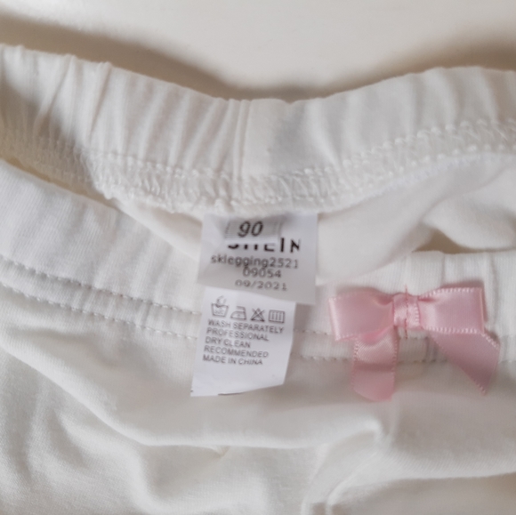 NEVER USED WITH TAG STILL ON TODDLER GIRLS WHITE JEGGINGS!!! - Picture 15 of 16